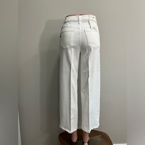 Joe's Jeans White High-Rise Straight Leg Jeans